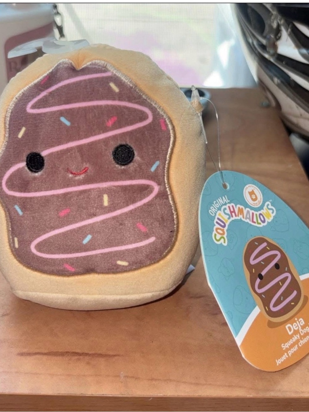 For fearless mom Squishmallows Deja Chocolate Sprinkle Plush - Brown, Pink, Tan